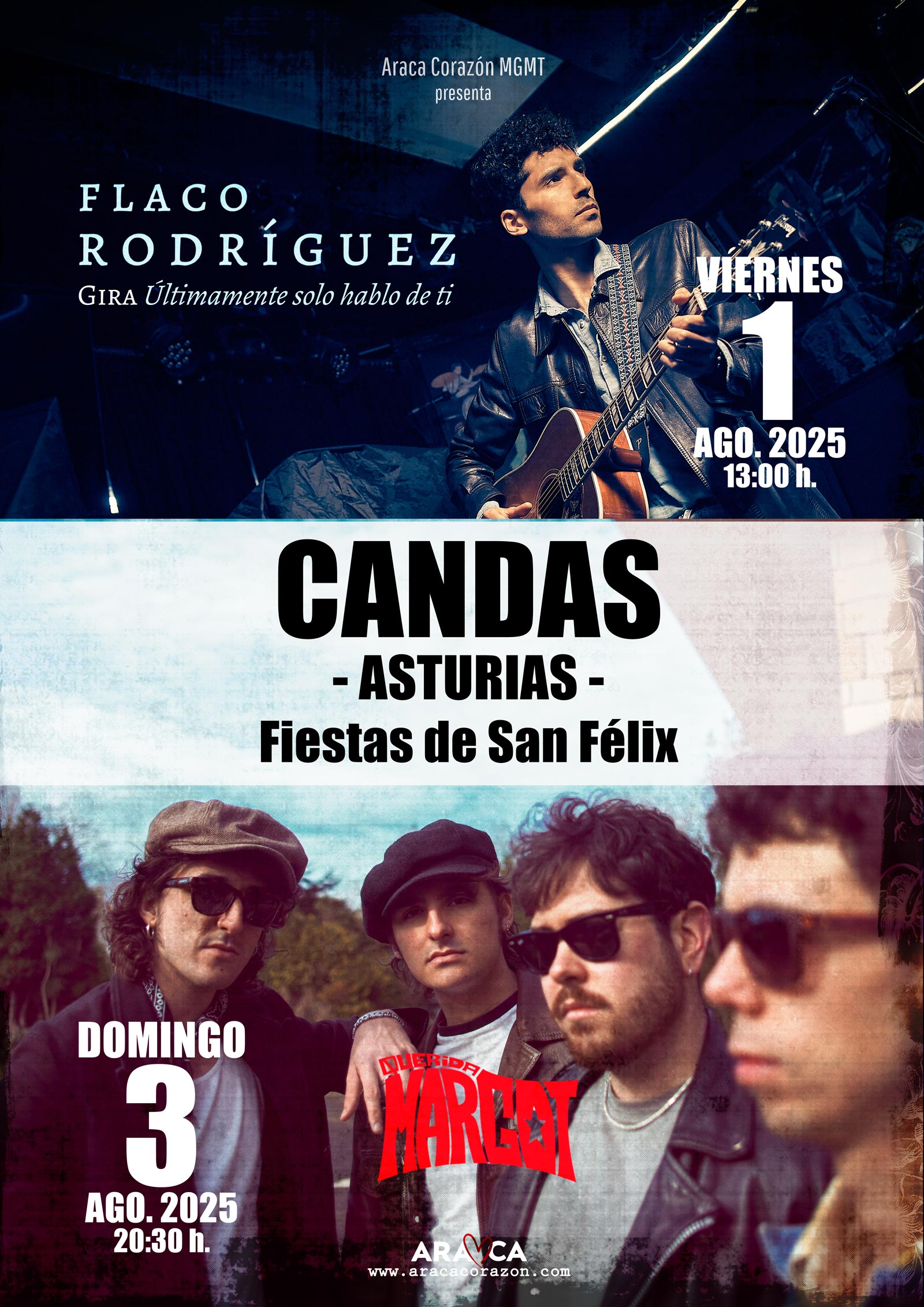 Flaco Rodríguez y Querida Margot en Candás, Asturias