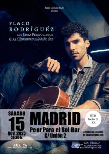 Concierto: Flaco Rodríguez en Madrid