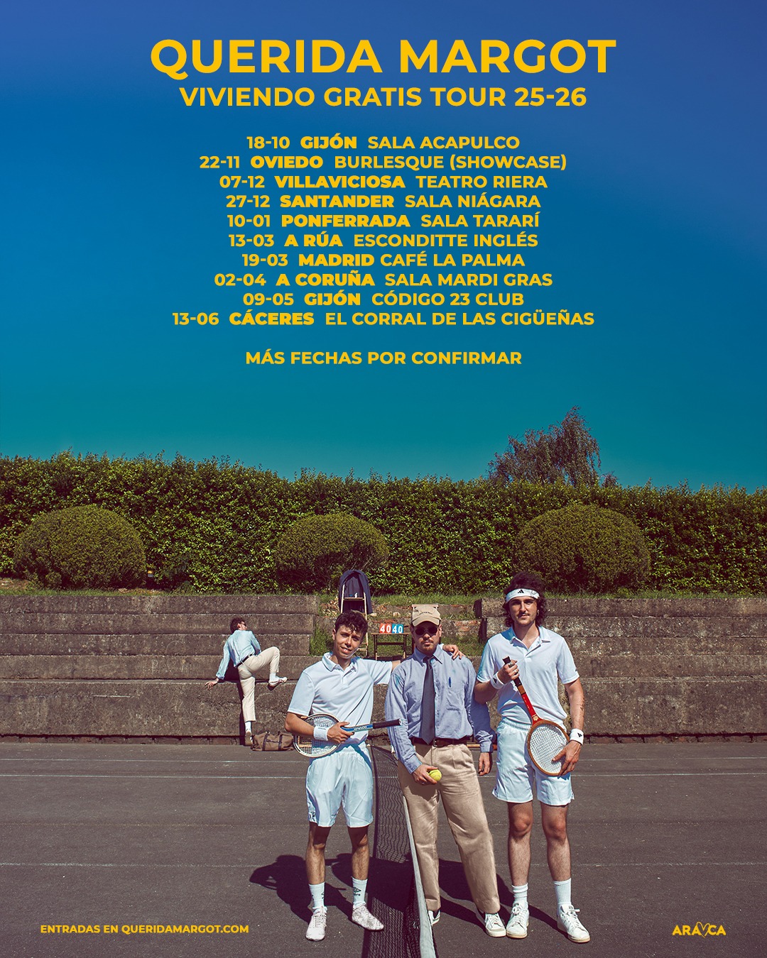 Gira Querida Margot Viviendo Gratis Tour 2025/26