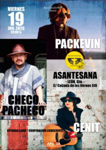 Concierto acústico: Checo Pacheco, con Packevin y Cenit en León Gto.